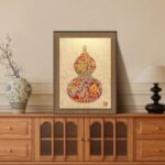 Creative Chinese Sle Decorative Painting Lucky Gourd New Year Gift Living Room Decoration Hanging Artwork Festive Ornaments - Image 4