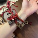 Chinese Mountain Ghost Spend Money Bracelet National Wind Tibetan Hand Woven Couple Lucky Red Bracelets Bang Rope Bangles - Image 2