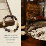 Herbal & Crystal Blended Incense Bead Bracelet | Ancient Chinese Herbal Incense | Natural Crystal Infused | Hand-Strung - Image 5