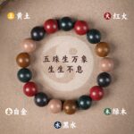 Traditional Chinese Medicine Incense Bead Bracelet (Five Elements & Five Colors Edition) - Image 6