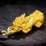 Exquisite Gold-Plated Wealth-Attracting Pixiu Pendant | Chinese Style Hand-Woven Necklace - Image 4
