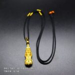 Exquisite Gold-Plated Wealth-Attracting Pixiu Pendant | Chinese Style Hand-Woven Necklace - Image 3